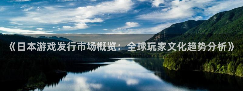 pp电子子文化创意做什么的：《日本游戏发行市场概览：全球玩家文化趋势分析》